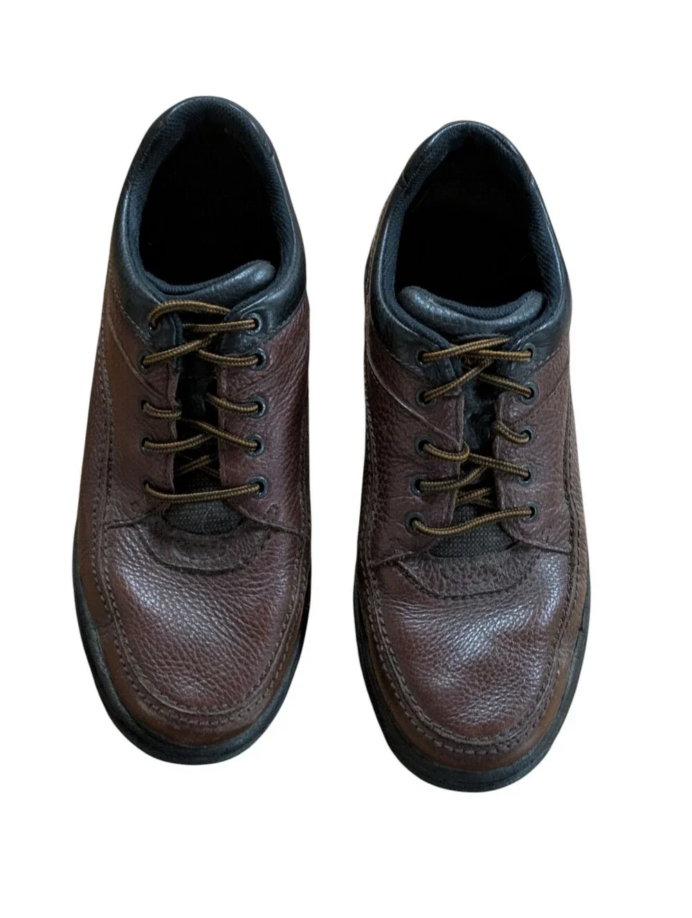 Rockport World Tour Brown Leather Walking Shoes Size 11